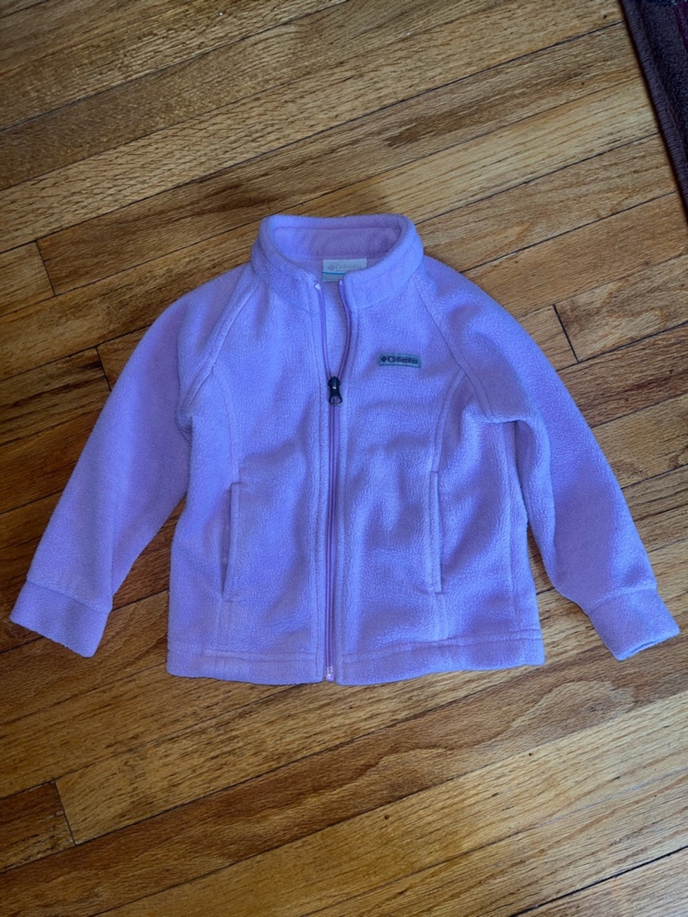 Columbia Lavender Full-Zip Fleece Pullover